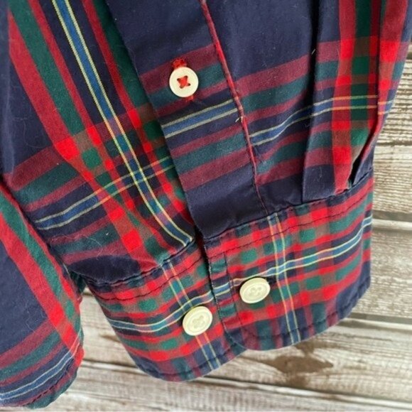 Tommy Hilfiger‎ Men's Plaid Long-Sleeved Button-Down Shirt Size XXL - Picture 5 of 9